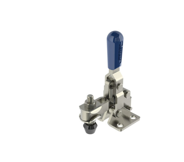 112 LB CAP Vertical Toggle Clamp with Flanged Base & Adjustable U-Bar | Jergens Workholding