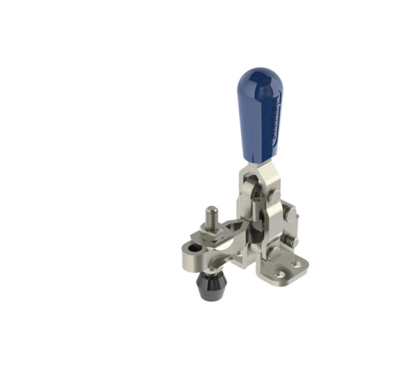 225 LB CAP Vertical Toggle Clamp with Flanged Base & Adjustable U-Bar| Jergens Workholding