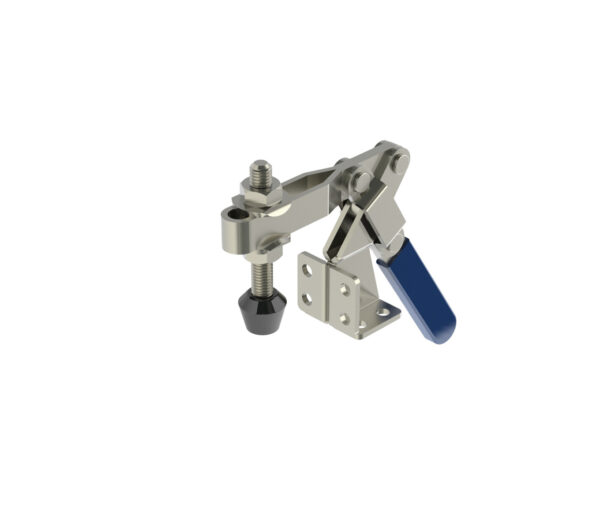 382 LB CAP Vertical Toggle Clamp with Dual Flanged Base & Adjustable U-Bar| Jergens Workholding