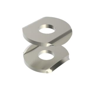FLANGED WASHERS, M6 OR 1/4